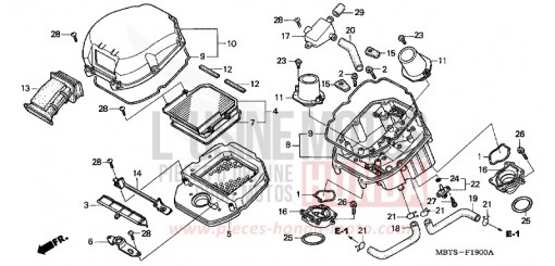 FILTRE A AIR XL1000V5 de 2005